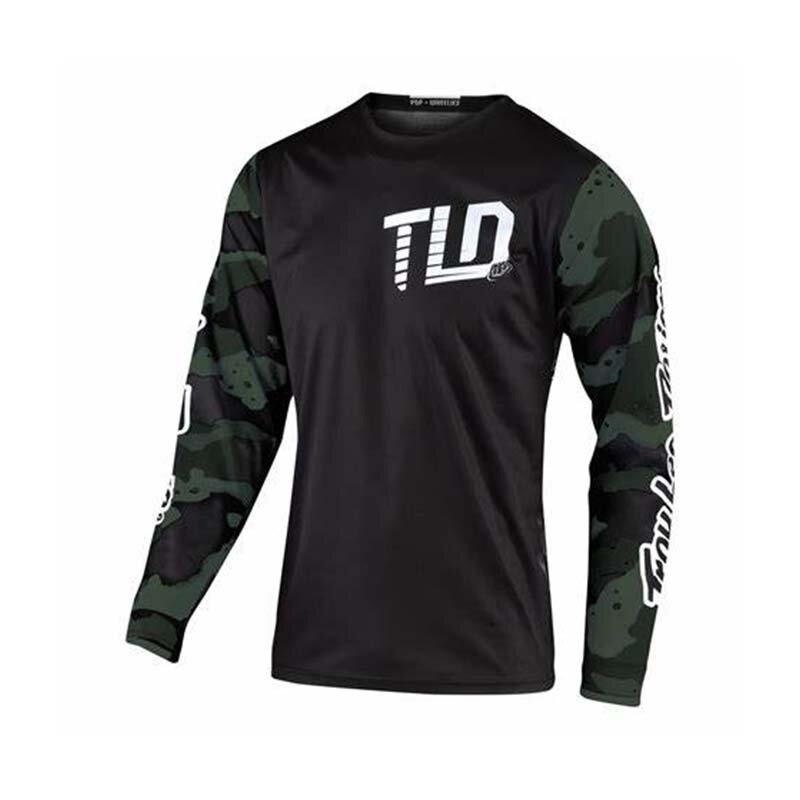 Camiseta transpirable de secado rápido para bicicleta de montaña, camisa de ciclismo Enduro, DH, Cross Country, 2024