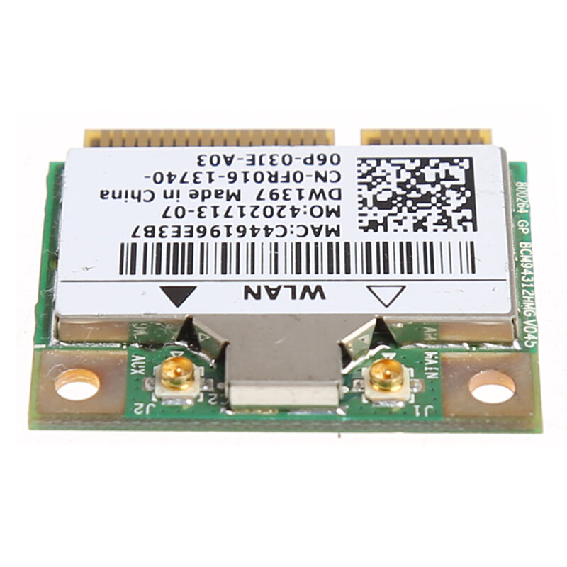 Kartu Wifi PCI-E untuk Broadcom BCM94312 802.11G PCI-E Nirkabel Mini PCI untuk Antarmuka Ekspres untuk Dell DW1397 Dropship