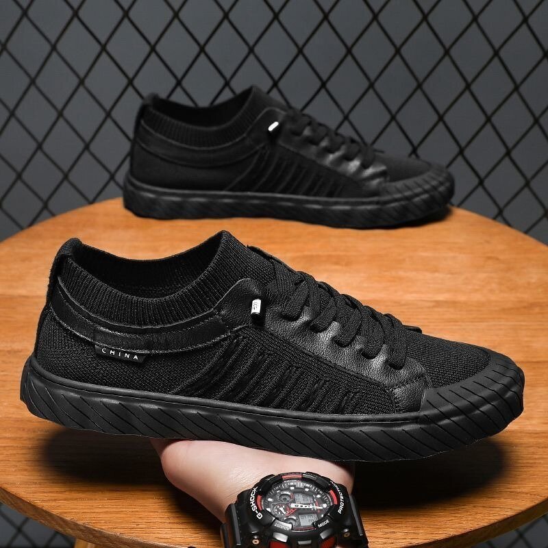 Fashion Vulcanized Shoes for Men Luxury Men's Casual Shoes Outdoor Walking Loafers Comfortable Flats Men Shoes Tenis Masculino