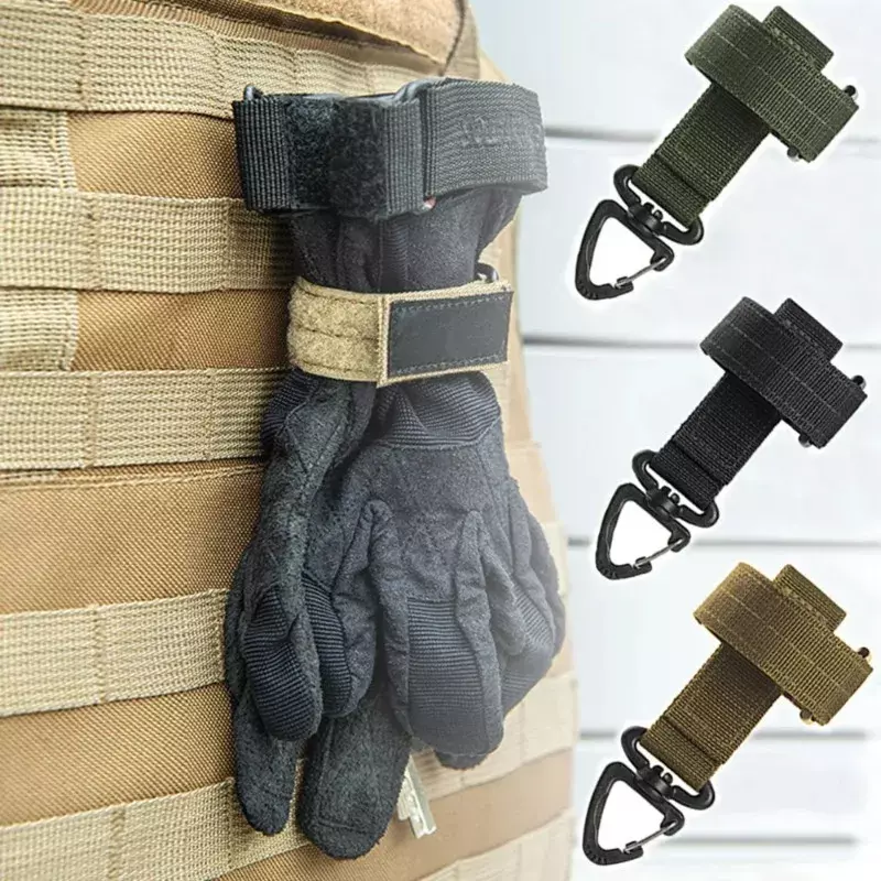 Klamra alpinistyczna brelok na zewnątrz wyposażenie taktyczne klips etui na pasek do kluczy rękawiczki ze zwisającymi linkami hak wojskowy Camping