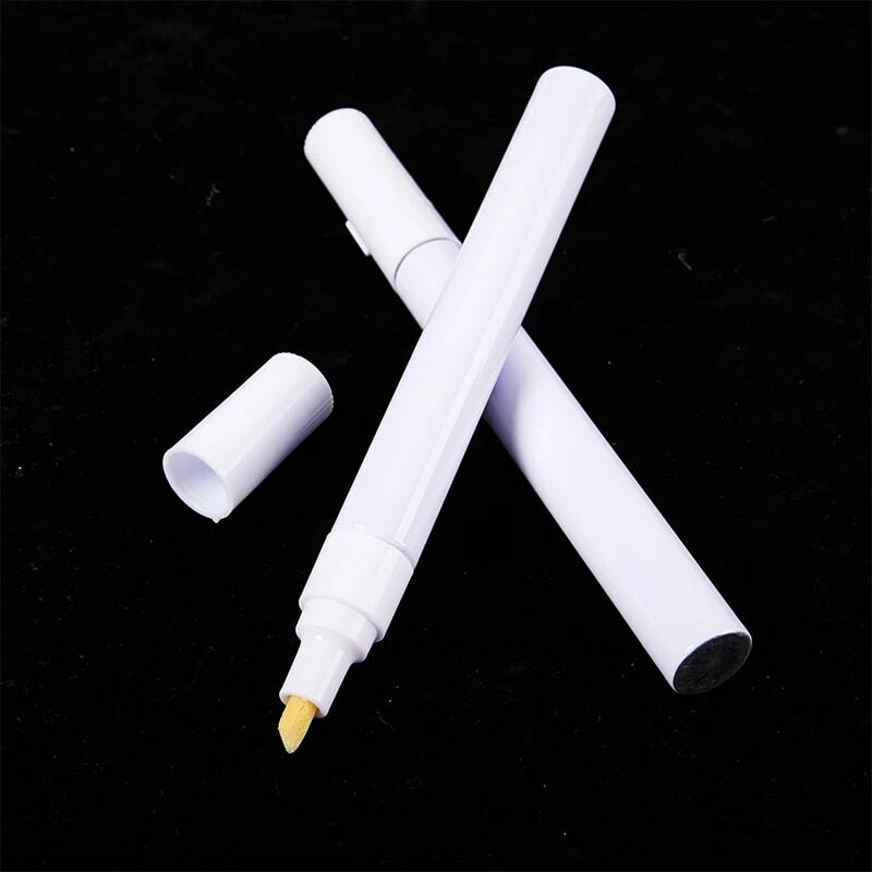 Durável recarregável caneta vazia, cabeça dupla, Nib reversível, Fine Nib Marker, tubo de alumínio, Paint Pen Acessórios, em branco 3-6mm, 1 Pc