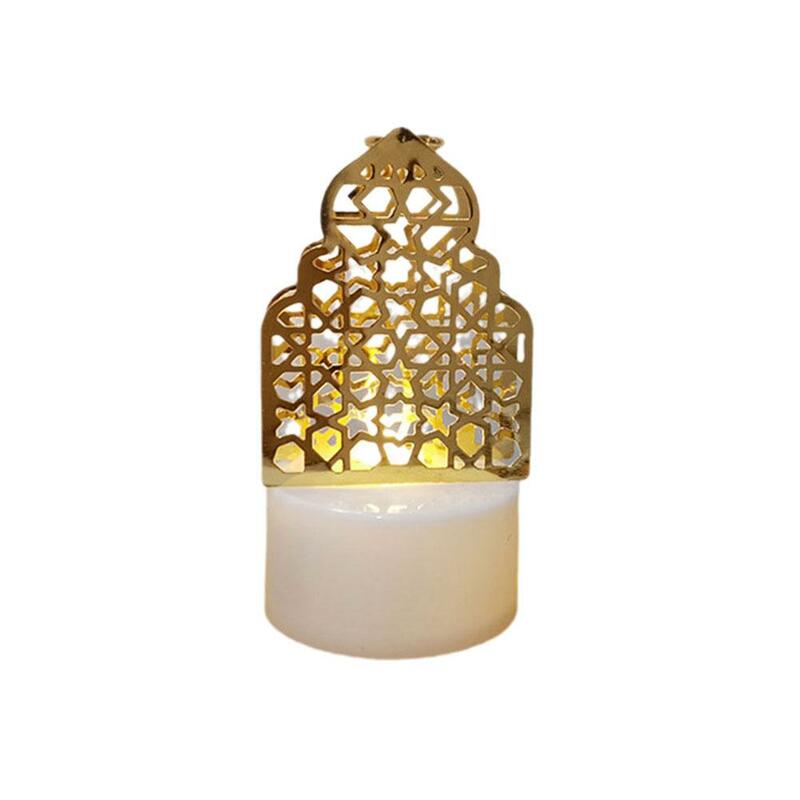 Lampu LED Bulan Bintang lebaran, lampu dekorasi pesta rumah, lampu dekorasi Muslim, lampu Lebaran D1J6