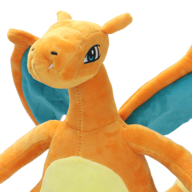 Pokémon Charizard Kawaii Brinquedos de pelúcia infantis, bonecas Firedragon fofas dos desenhos animados, presente de aniversário para meninos, amigos