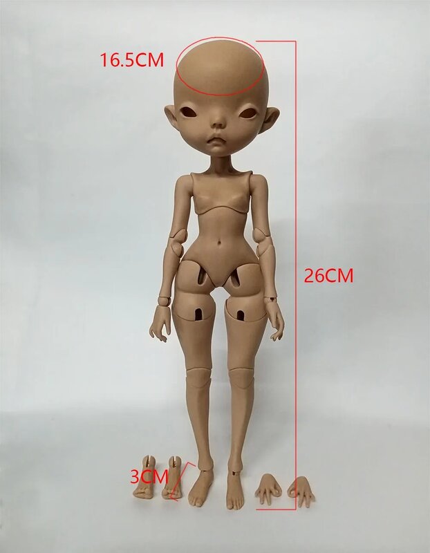 New Girl BJD doll 1/6 nana toy model humanoid Premium Resin regalo di compleanno fai da te metti il trucco in magazzino