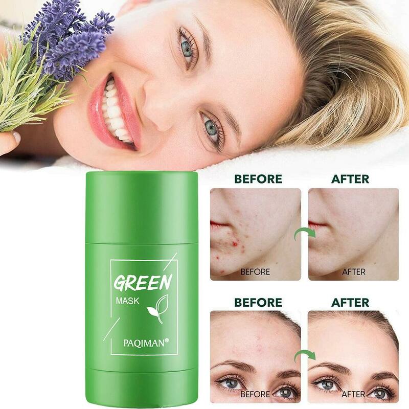 1/2/3/5X Face Clean Mask Green Tea Cleansing Stick Mask Smear Acne Shrink Blackhead Moisturizing Deep Clean Mask Film Skin Care