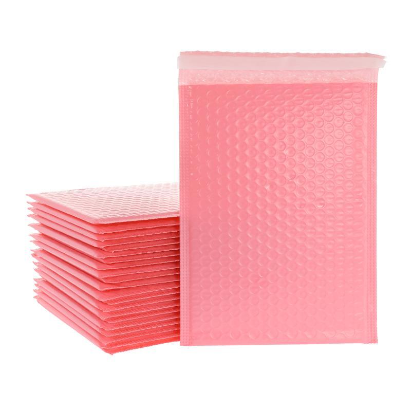 100Pcs Bubble Mailers Poly Bubble Mailer Self Seal Padded Envelopes Gift Bags Black/White Packaging Envelope Bags for Shipping