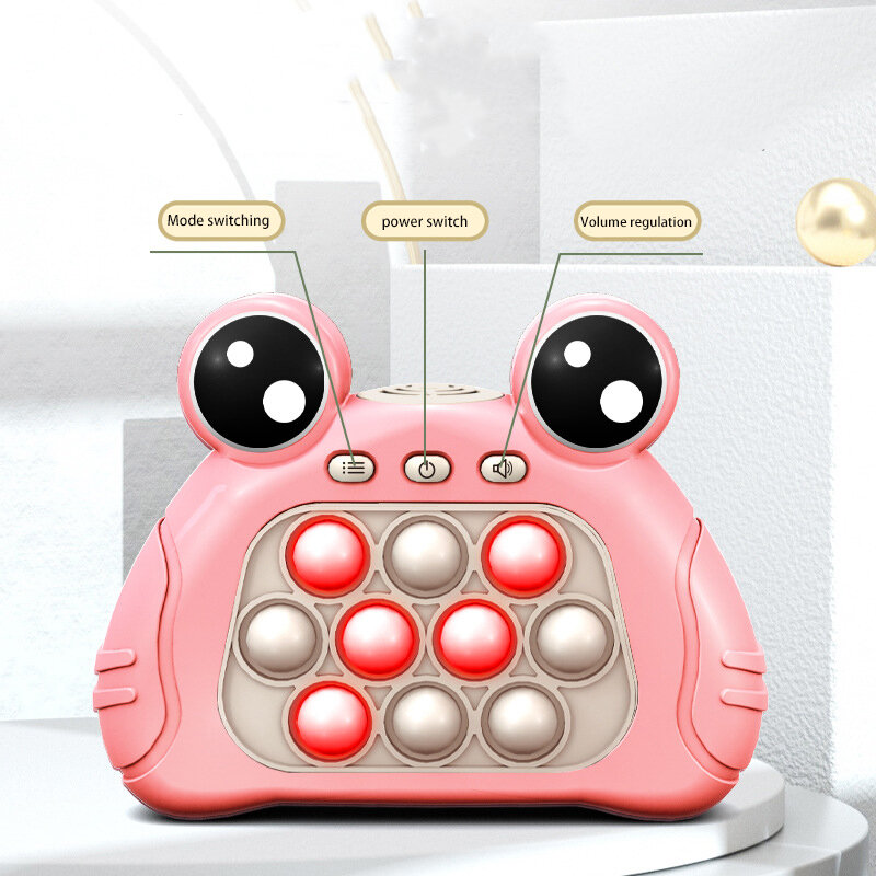 Игрушка Монтессори для детей и взрослых, быстрое нажатие пузырьков, сенсорные игрушки, Интерактивная игровая машина, сжималка для снятия стресса