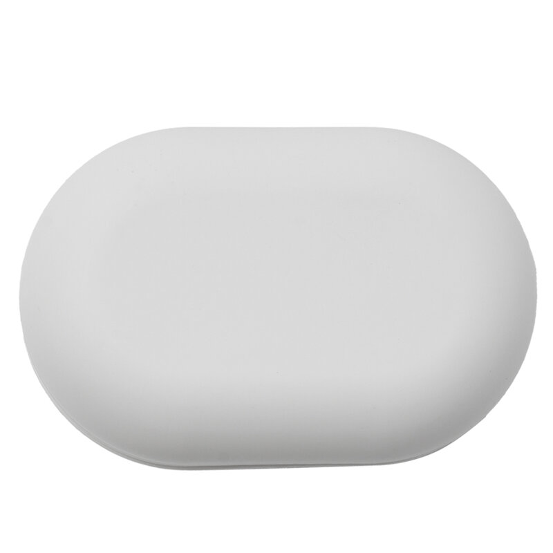 楕円形の石鹸皿箱,ふた付きポータブルシャワーホルダー,pp素材,11.2x7.5x3.8, 1個