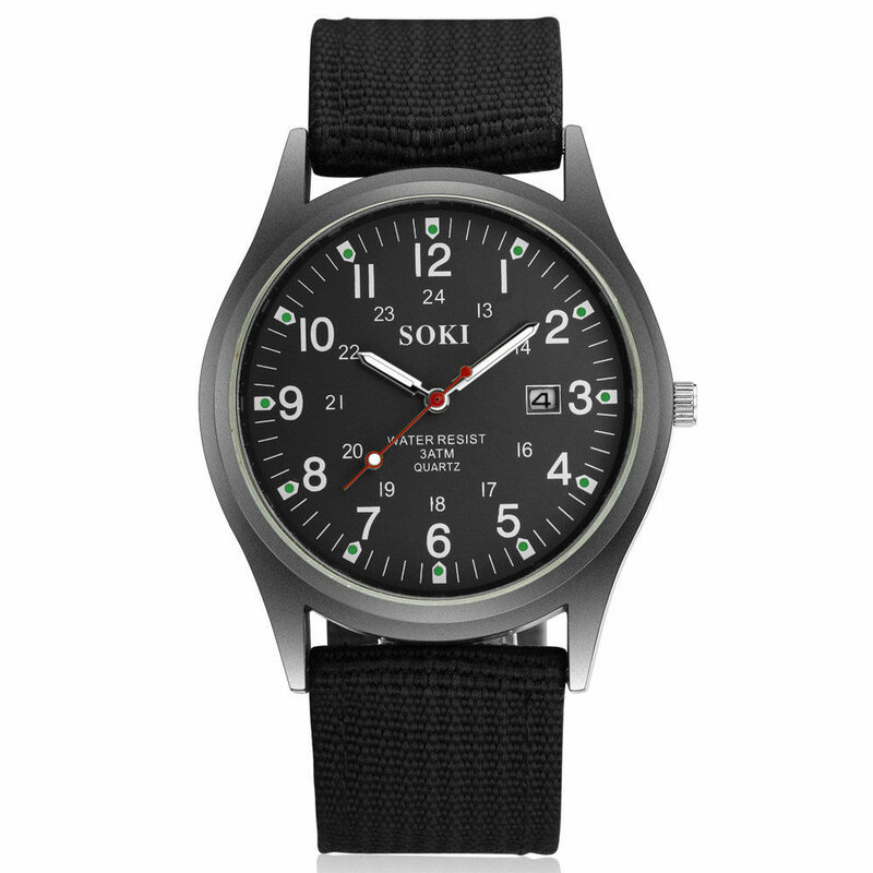 Waterproof Casual Quartz Wristwatches Fashion Watch Nylon Belt Luxury Watches for Men Business Watch Men Relojes Часы Женские