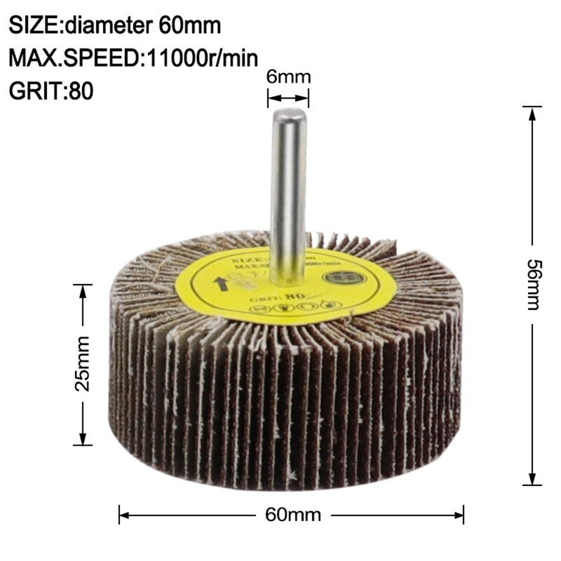 Абразивный шлифовальный круг, 80 Грит, 16-80 мм, наждачная бумага, шлифовальные инструменты для дрели