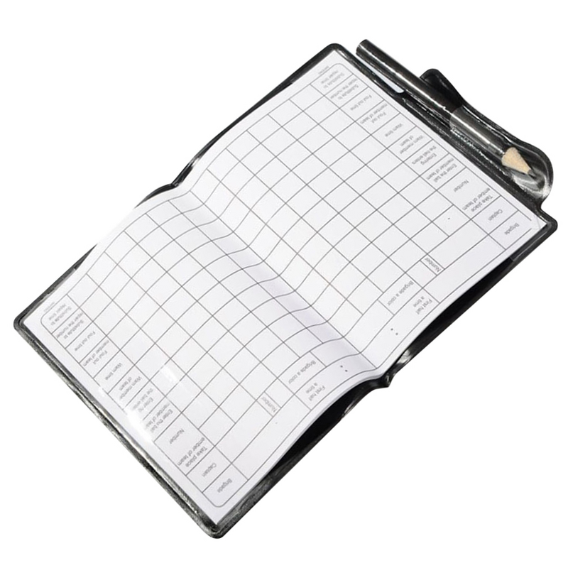 Match Soccer Referee Notebook Write- Footballs Multifunction Red Match Soccer Referee Notebook Pvc Accessory