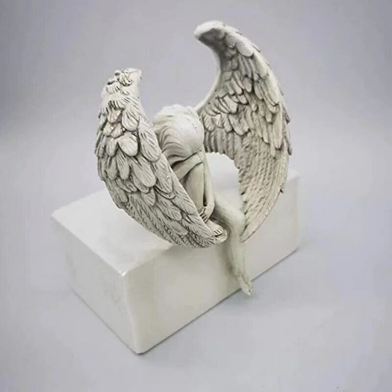 Kreative Skulptur Dekoration Einlösung Engel Statuette Garten Home Decora tio