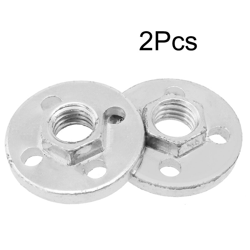 2pcs Pressure Plate Cover Hexagon Nut Fitting Tool Metal Pressure Plate For Type 100 Angle Grinder Power Tools Accessories