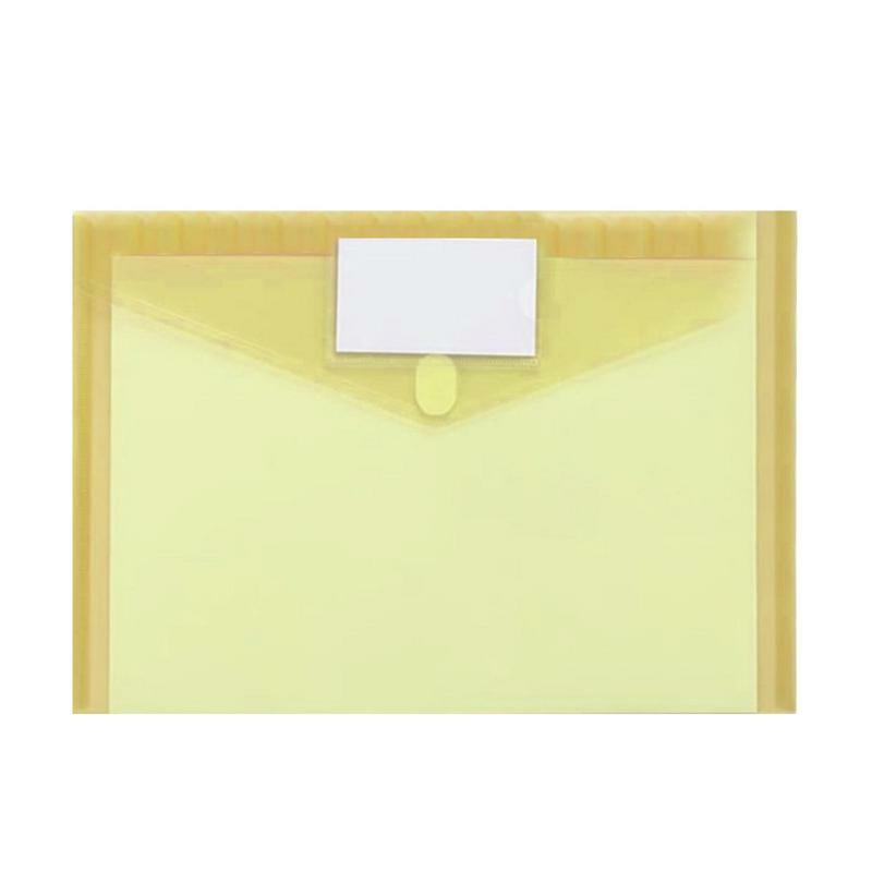 Button File Bags Dokumenten organisatoren mit Druckknopf a4 Größe Bürobedarf Ordner mit Snap-On Design wasserdichtes Dokument