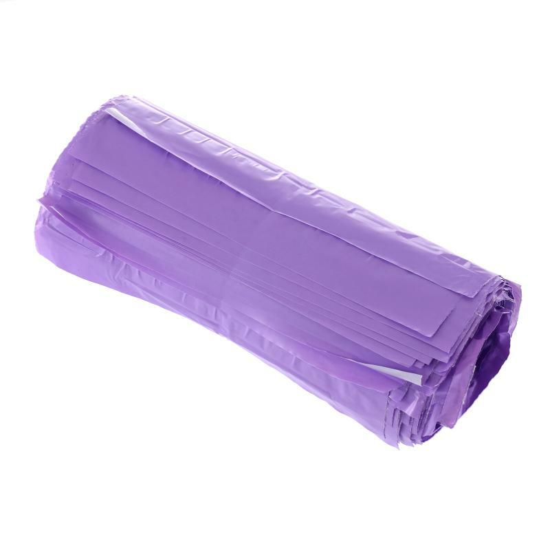 Tas kurir ungu 100 buah, tas penyimpanan amplop kilat, tas surat, perekat diri, kantong plastik PE, tas kemasan