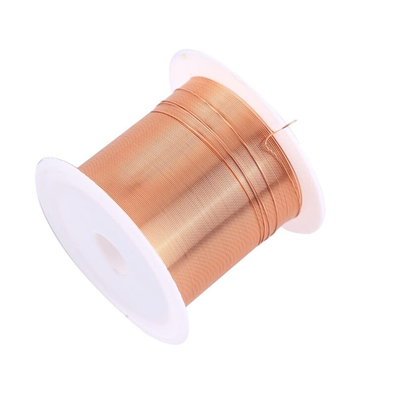 Bobine de fil de cuivre émaillé, fil de laque en cuivre, fil de câble magnétique, enroulement, 1-3 rouleaux, 0.06mm -1.2mm