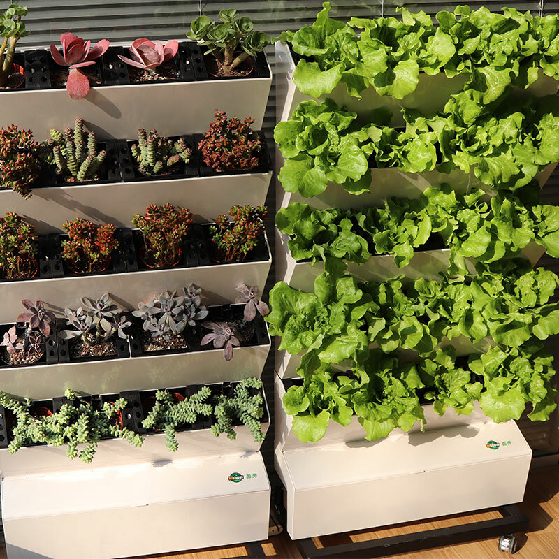 Hydrokultur Künstliche Vertikale Garten Smart Innen Pflanzer Balkon Pflanzen Gemüse und Blumen Hydrokultur System Haushalt