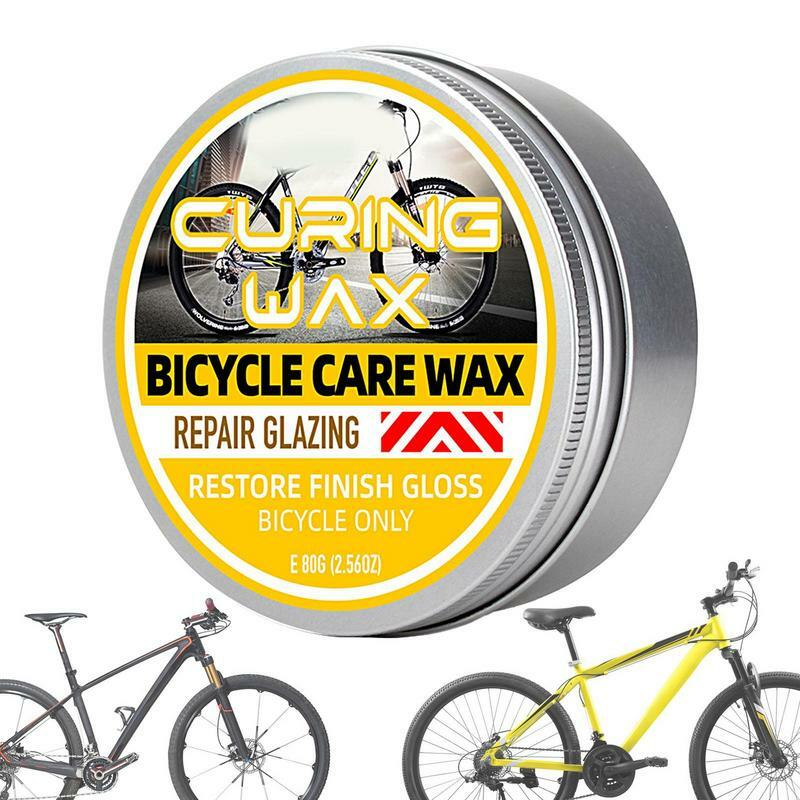 Lubrificante per bici Anti sporco pasta per lucidatura a cera per biciclette e biciclette cera per riparazione di graffi per biciclette efficace cera per la rimozione dell'olio per bici