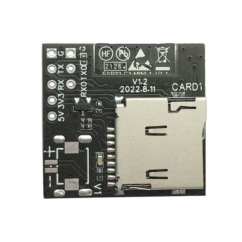 April logger - UART SD logger Development Board berdasarkan modul ESP32 C3 dengan DS1302 RTC