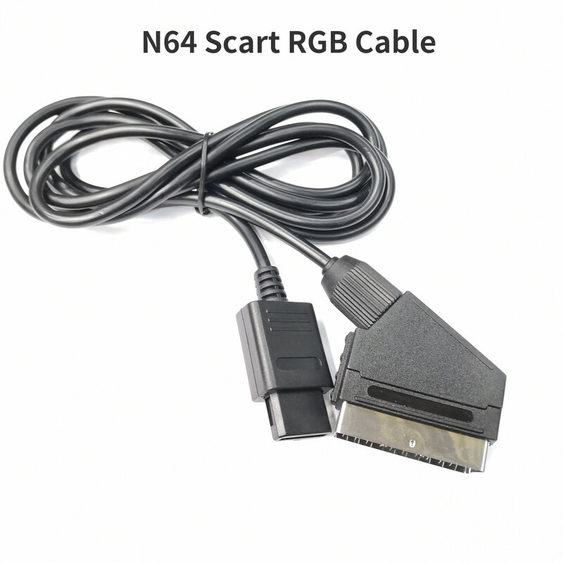 RGB Scart Lead Cable for PS2/PS3 Scart RGB Cable Sega -Mega Drive2 -Genesis 2 Megadrive 2 MD1/MD2 RGB AV Scart Cable 1.8m D11