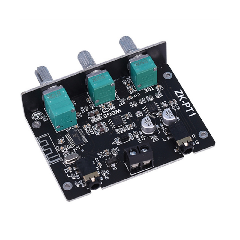 Papan dekoder Bluetooth 5.0 nirkabel, modul papan dekoder Audio Stereo 2 saluran kebisingan rendah, modul depan tinggi dan rendah