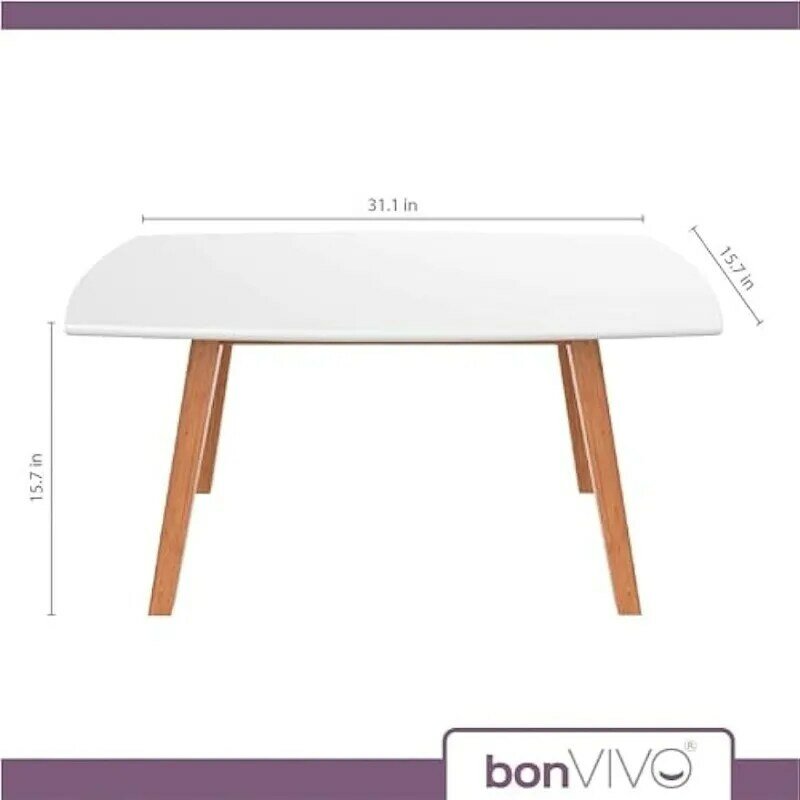 Mały stolik kawowy-Franz designerski niski stół z drewnianymi bambusowe oprawki do siedzenia, przechowywania i meble do salonu dla mężczyzn