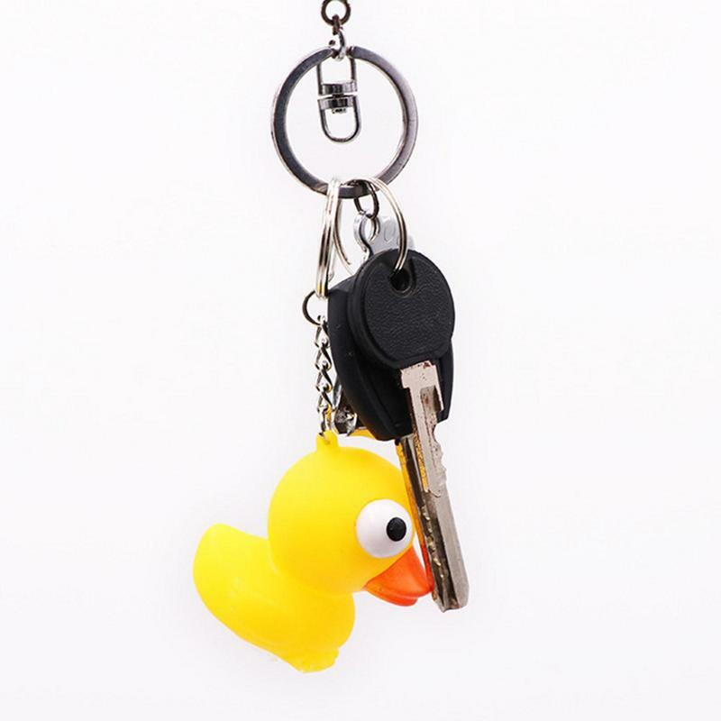 Toy Keychain Animal Keychain Squeezing Toy Squeeze Toy Keychain Out Eyes For Stress Reduce Carnival Prize