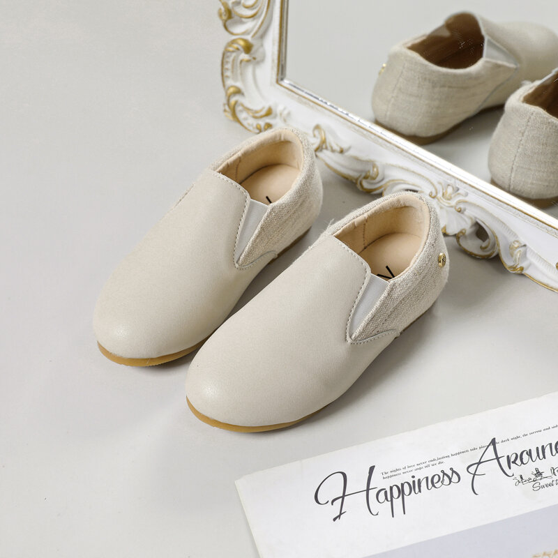 Zapatos informales para niños y niñas, mocasines planos de princesa para primeros pasos, Mary Jane
