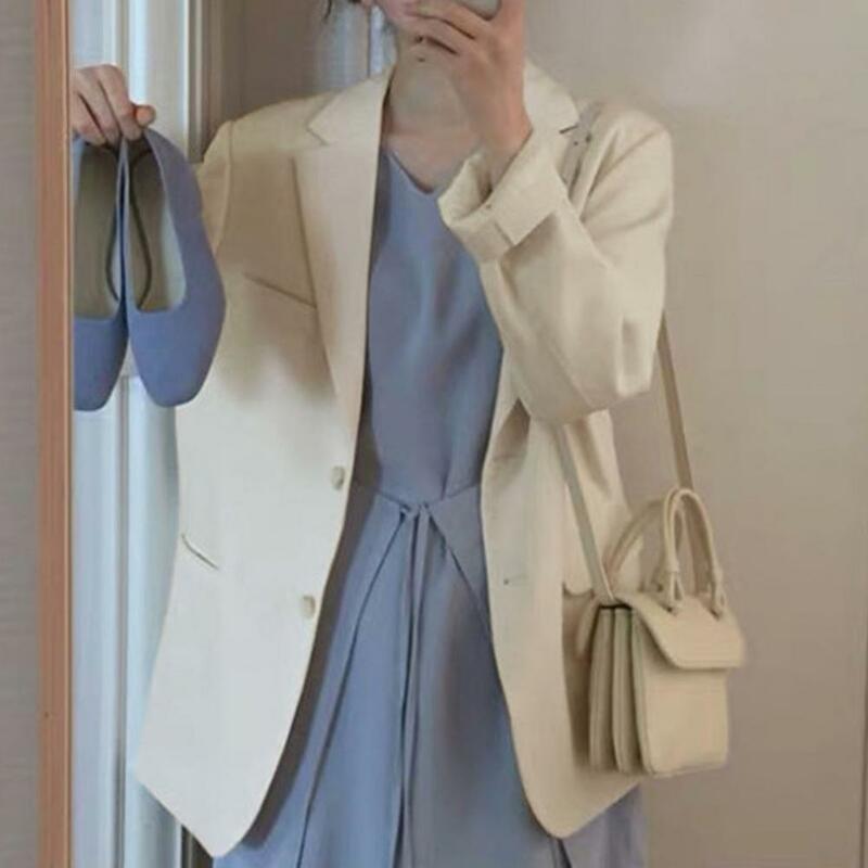 Женский Базовый костюм, пальто, стильный женский минималистичный костюм, пальто для весны и осени, легкие S с повседневным закаленным топом