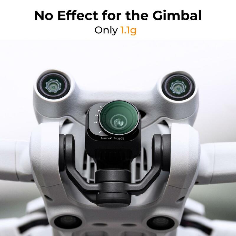 Регулируемый фотофильтр K & F Concept для DJI Drone Mini 3 Pro, водонепроницаемый, устойчивый к царапинам, с противоотражающей зеленой пленкой