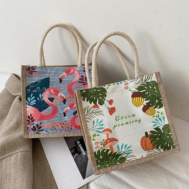 1 buah tas bahu kanvas wanita gaya Jepang tas belanja kreatif tas buku siswa tas Tote untuk anak perempuan baru 2021