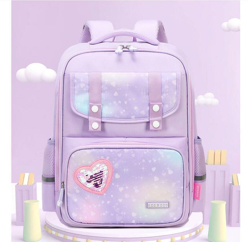 Cartoon princesa mochila escolar para estudante menina, jardim de infância schoolbag, crianças back pack, grau 1-3