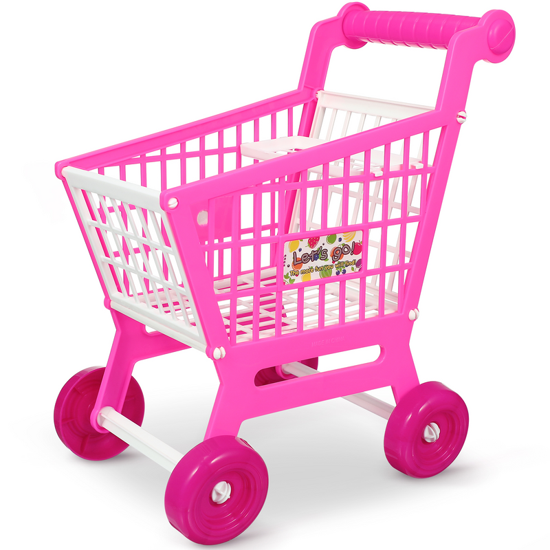 Carrito de compras para niños, carrito de supermercado, juego de simulación, tienda de frutas y verduras