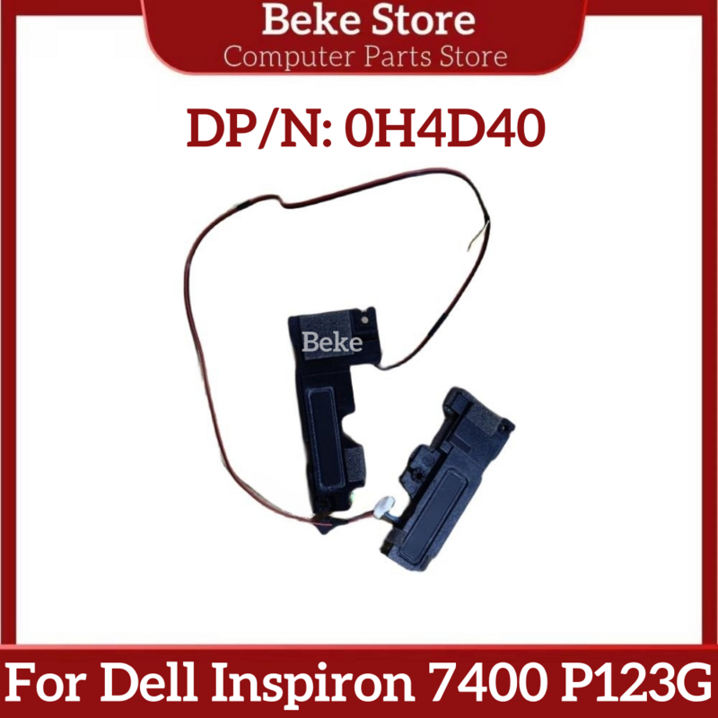 Beke-Laptop Built-in Speaker, DELL Inspiron 7400, P123G, 0H4D40, esquerda e direita, original, transporte rápido, novo
