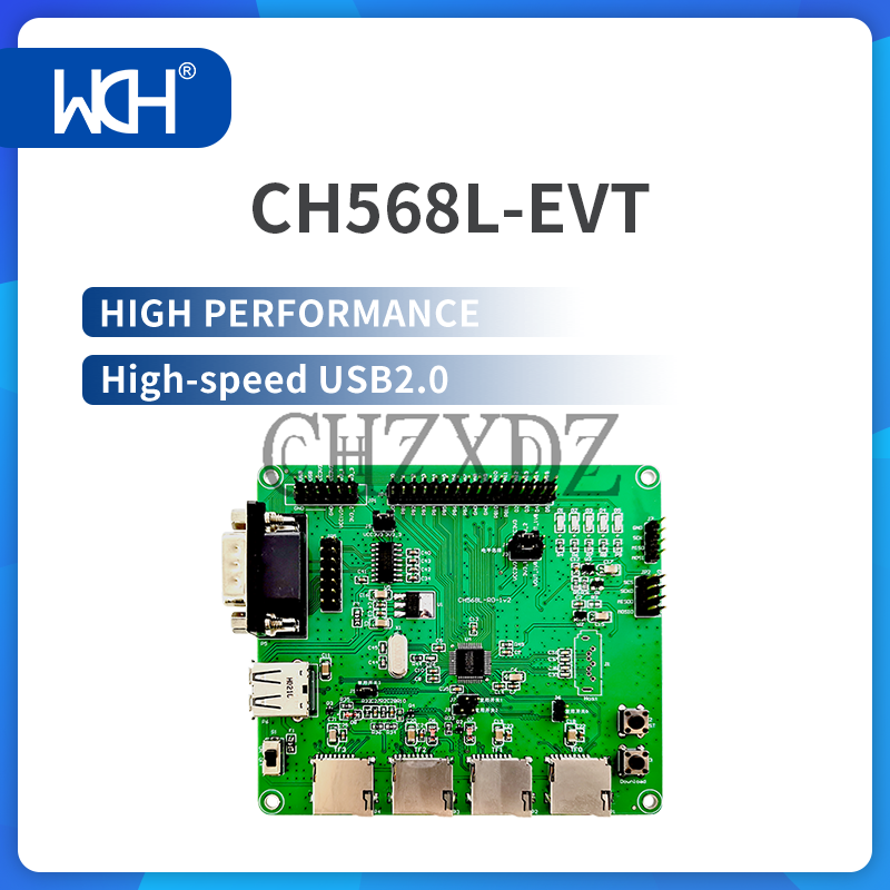บอร์ดประเมิน CH568L 1ชิ้น/ล็อตประสิทธิภาพสูง USB2.0ความเร็วสูง