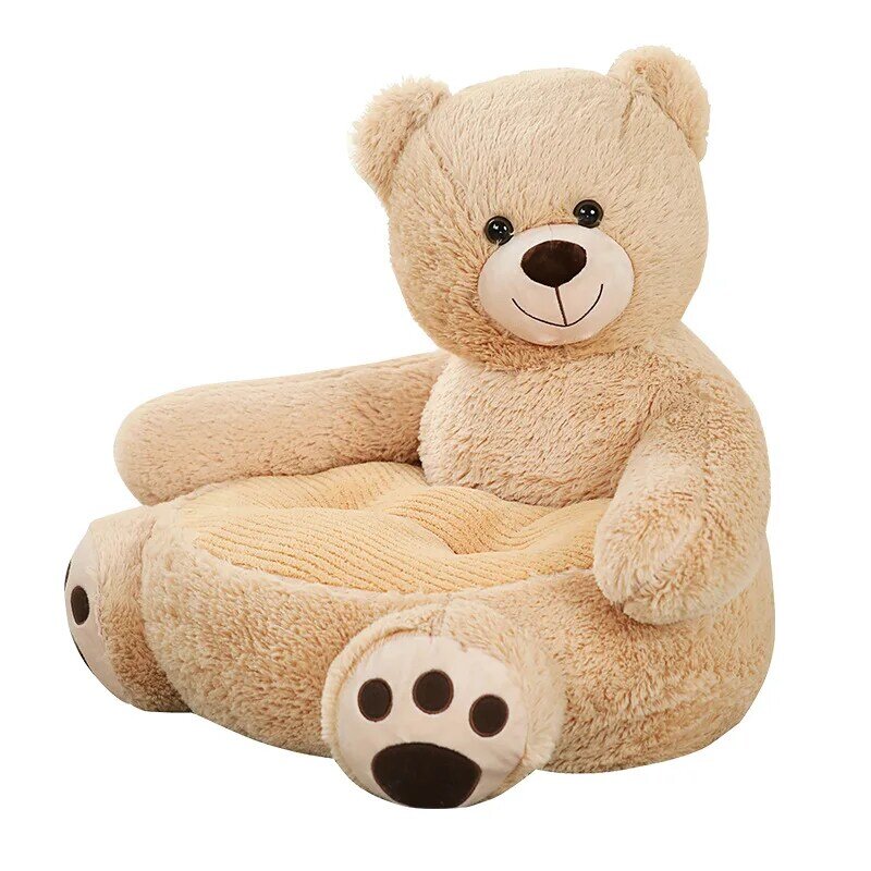 โซฟาการ์ตูนเด็ก Plush ที่นั่งโซฟาสบายสัตว์ Panda สามารถพกพาได้สำหรับเด็กทารกเก้าอี้โซฟาของขวัญเด็กไม่มีภายใน