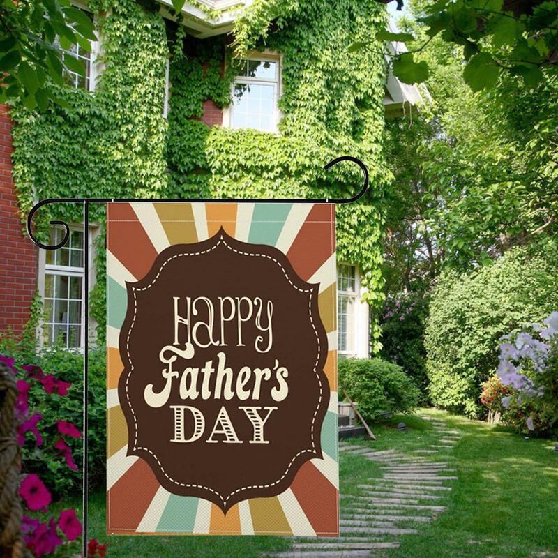 Bandera de jardín para papá, decoración de porche Vertical, feliz Día del Padre