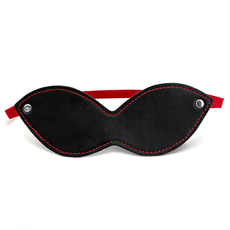 Pu Leather Handcuff Eye Mask Couple Handcuff Restraint Props Add Fun Adult Accessories Sexy Exotic Accessories Hot Night