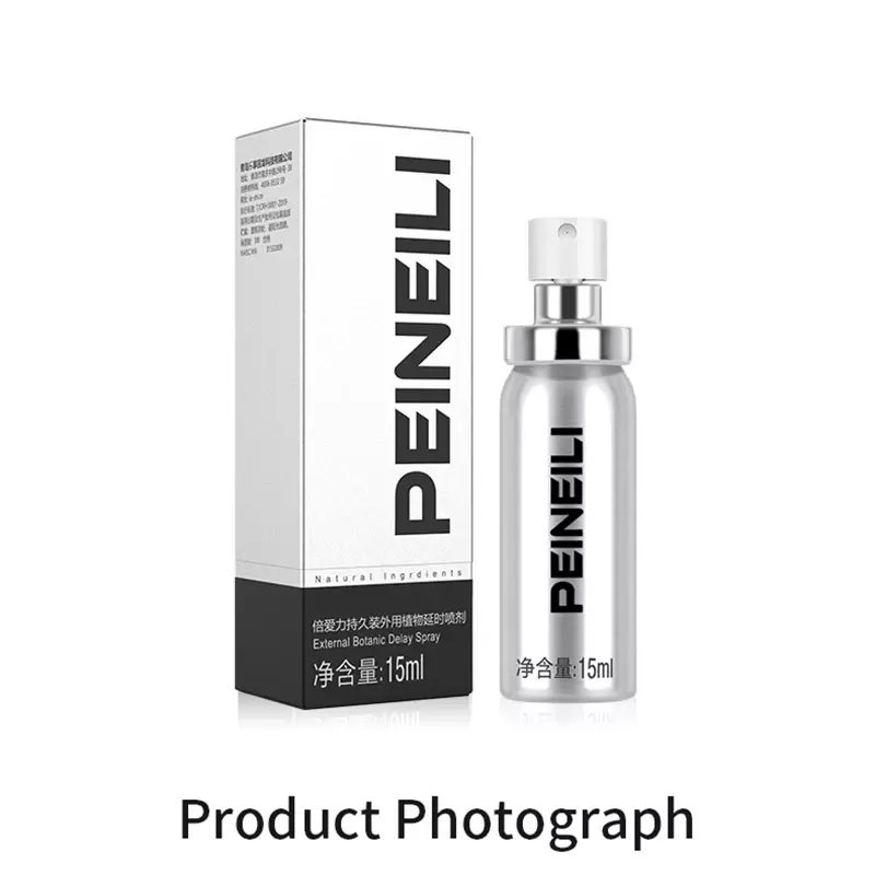 Peineili-aceite de masaje retardante para hombres, Spray masculino para uso externo, antieyaculación precoz, prolonga 60 minutos