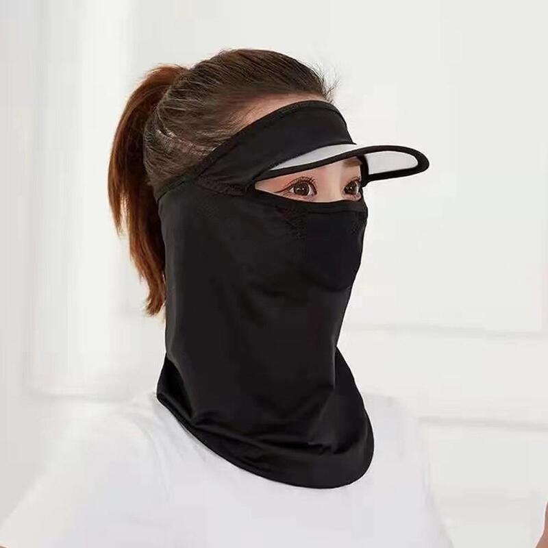 Szybkoschnąca czapka wędkarska osłona szyja twarz osłona chroniąca przed UV maska dla kobiet i mężczyzn sport na świeżym powietrzu wisząca czapka