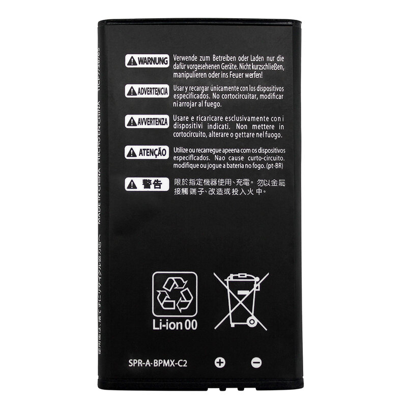 Batterie rechargeable en lithium, pour nintendo ew 3, 1750m h 3.7, pièce de rechange