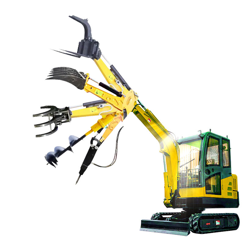 China New 3 Tons Hydraulic Crawler Excavator Mini Digger Machine For Sale Small Excavator With Cab