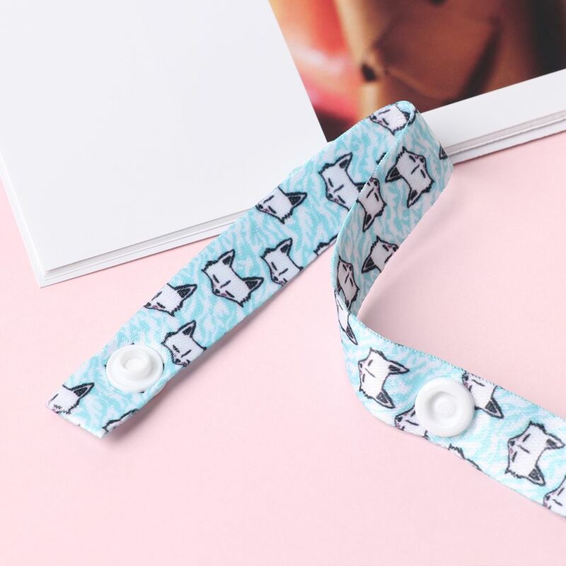 1pc Cute Teether Toys Fixed Trolley Lanyard Hangers Strap Holder Anti-lost Chain Bind Belt Stroller Accessories Fixing Strap