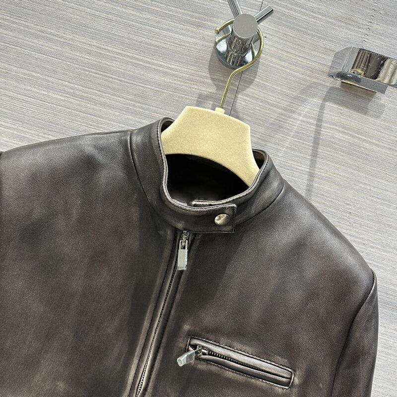 Giacca giacca in cotone cappotto personalità della moda bello confortevole versatile 2024 autunno e inverno nuovo 1226