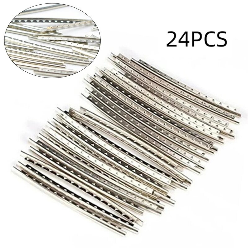 High Quality Bass Fret Wires Bass Fret Wires 2.9mm 24pcs Accessories Cupronickel Fingerboard Tool For Electric Bass Gadget Metal
