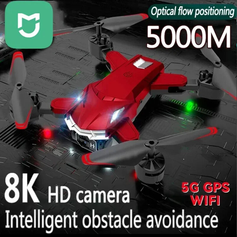 Mijia 109L 8K 5G GPS อุปกรณ์ถ่ายภาพทางอากาศแบบมืออาชีพ HD กล้องสองตัวหลีกเลี่ยงสิ่งกีดขวางรอบทิศทางโดรนสี่ใบพัด