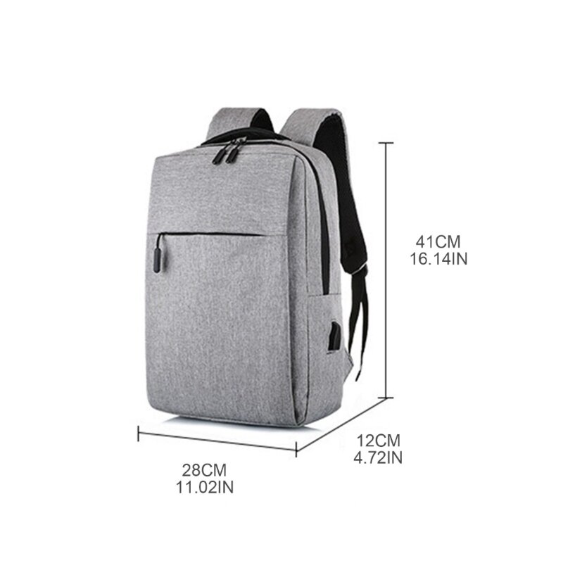 Школьный рюкзак большой емкости с USB-портом для зарядки для мужчин и женщин