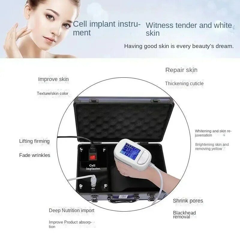 Frete grátis Water Light Hidratante Whitening Device Face Import Brightening Skin Color Fade Wrinkles