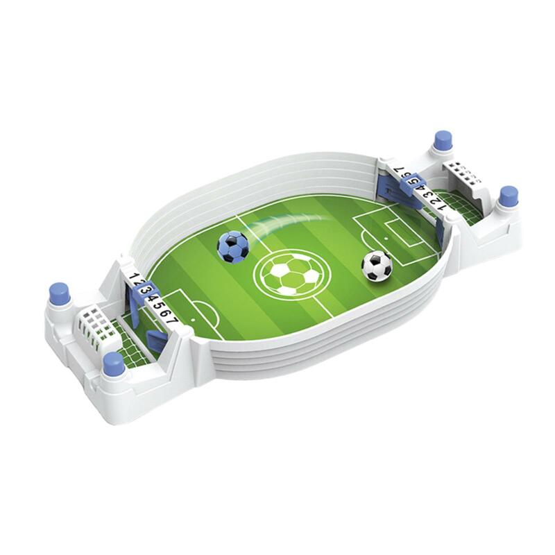Meja sepak bola portabel sepak bola papan permainan untuk pesta santai mainan permainan keluarga