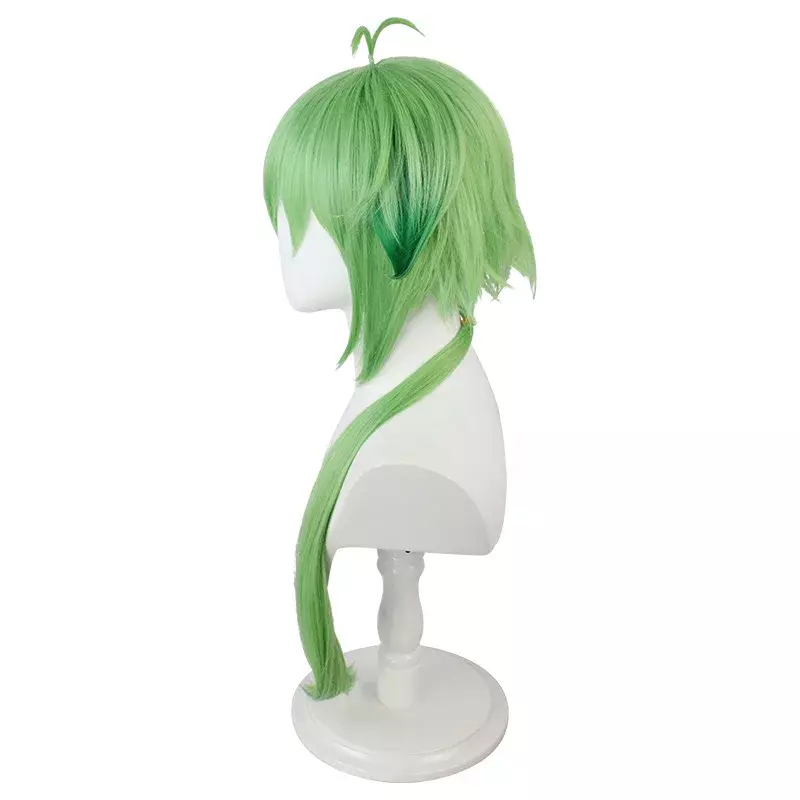 Peluca de sucrosa de Anime Genshin Impact para Cosplay, degradado verde claro, peluca inofensivo Con sucrosa